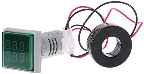 Mora DB Panel Light 23mm with Volt & Ampere display Square size