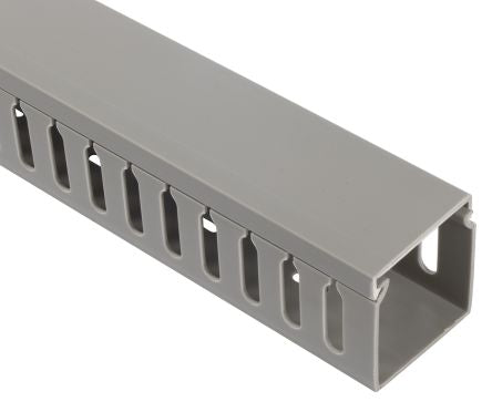 Adam Gee Slotted Cable Duct Grey