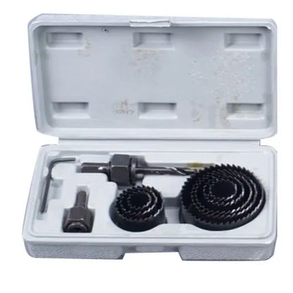 8pcs Woodworking Hole Saw Set Drill Bit Carbon Steel 19-127mm Hole Cutter Set For Plasterboard