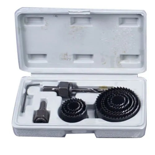 8pcs Woodworking Hole Saw Set Drill Bit Carbon Steel 19-127mm Hole Cutter Set For Plasterboard