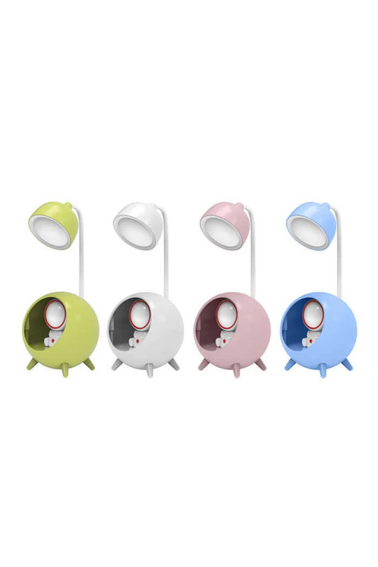USB Rechargeable LED Charging Desk Lamp, Cartoon Desktop Book Lights, Bedroom Sleep Lamp, Baby Eye Protection Children's Night Bedside Lamp, Kids Night Lamp