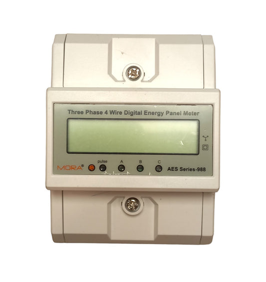 Mora Three Phase Digital Energy Meter KWH