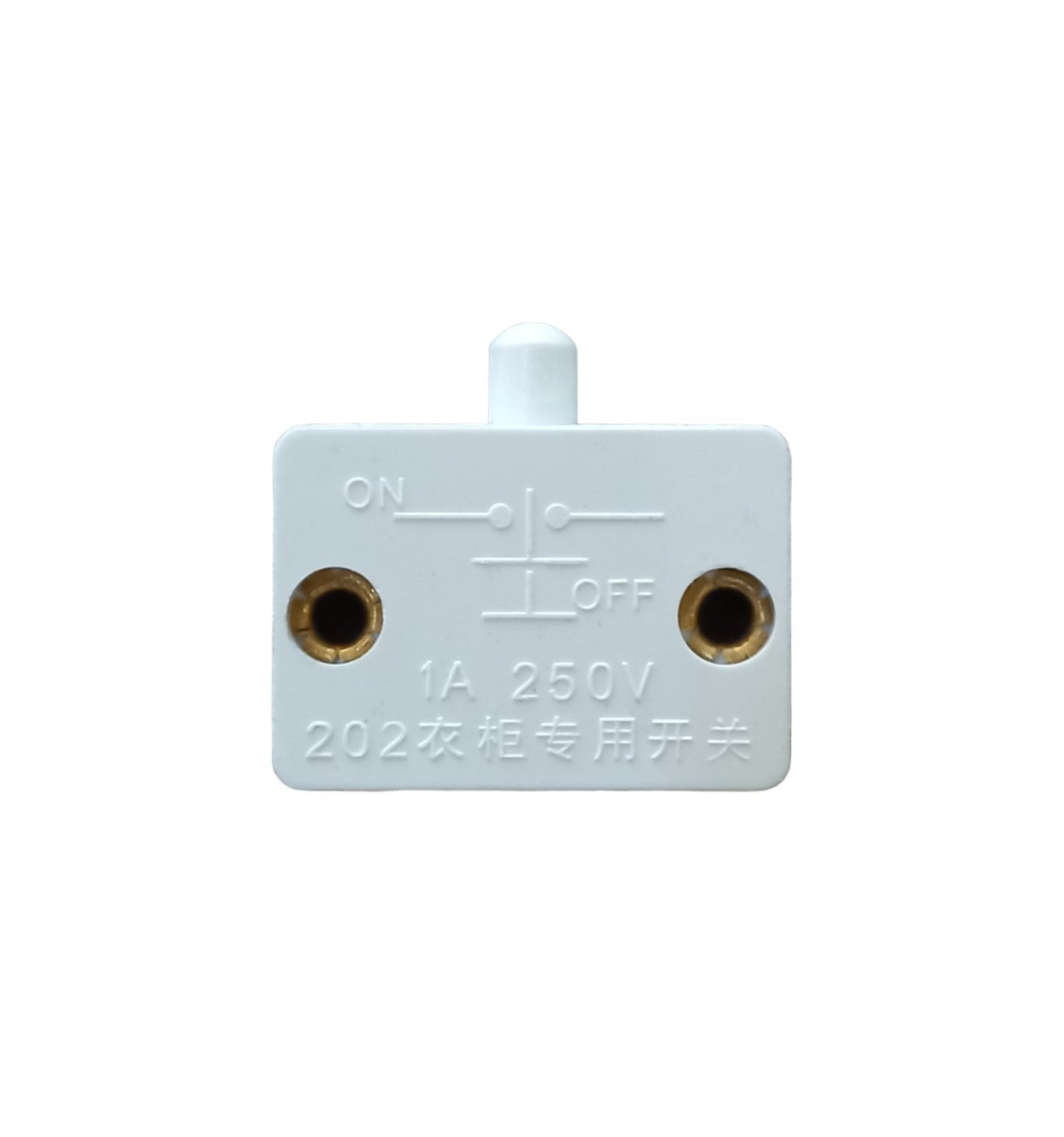 Cabin Button On/Off White 1A