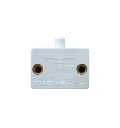 Cabin Button On/Off White 1A