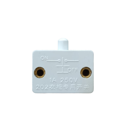 Cabin Button On/Off White 1A