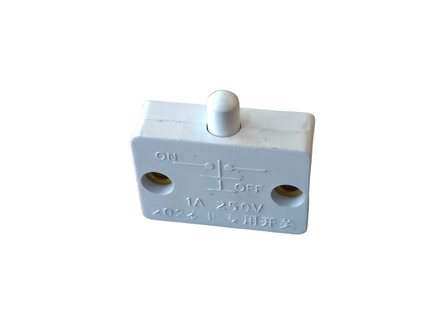 Cabin Button On/Off White 1A