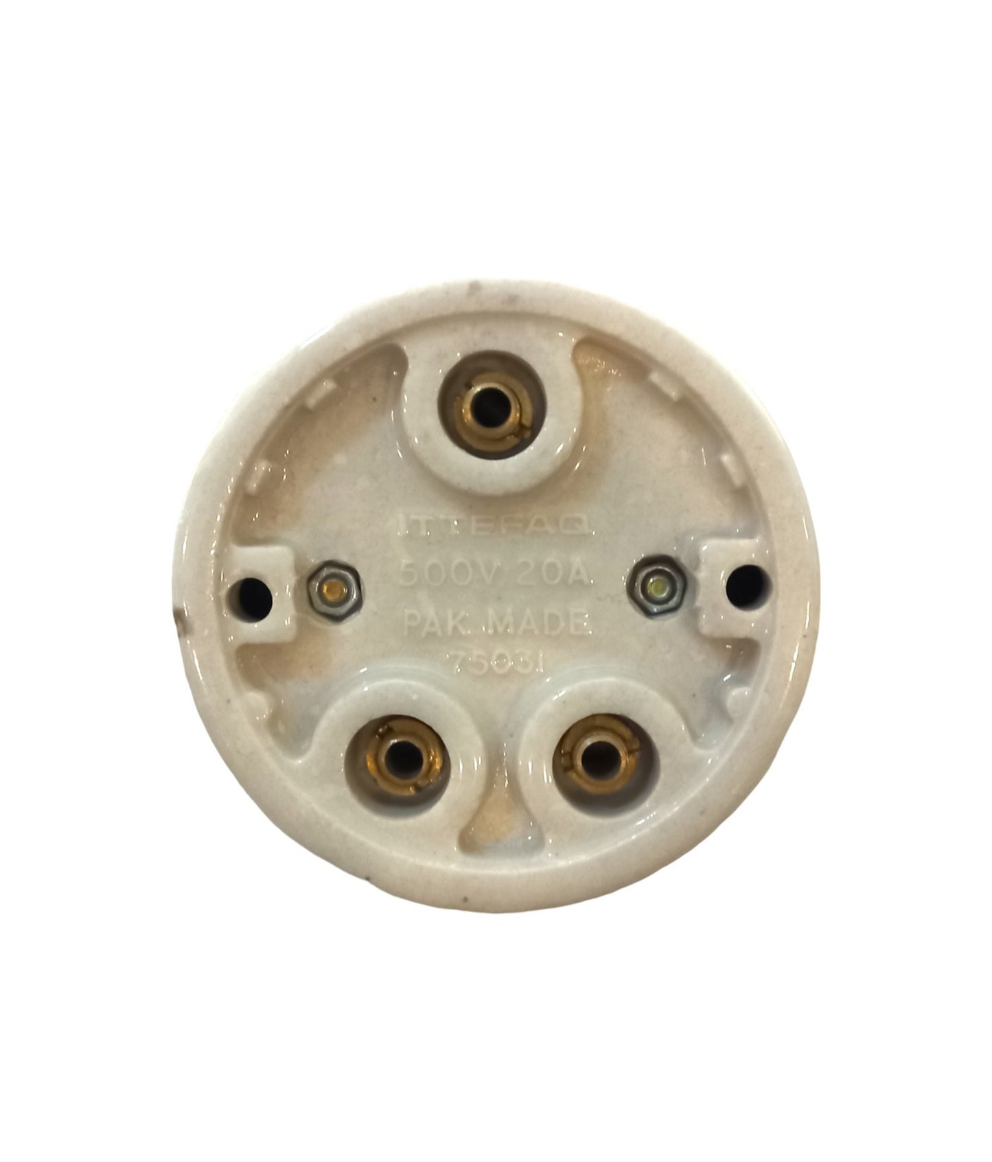 Old Button On/Off Old Style Porciline