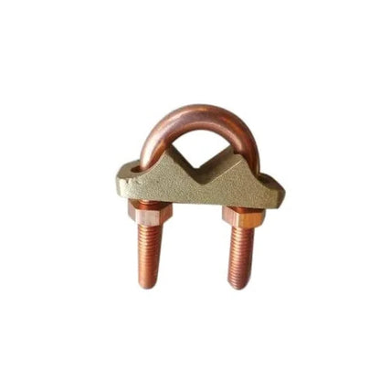 Copper Rod To Tape Clamps U Bolt Double Plate Type