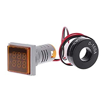 Mora DB Panel Light 23mm with Volt & Ampere display Square size
