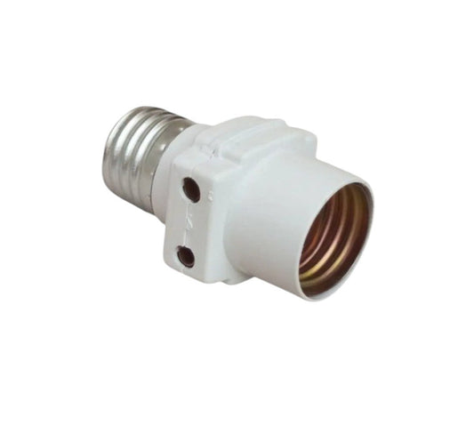 E27 to E27 Lamp Holder With 2x 2Pin EU Plug For Home Office Photography Uses