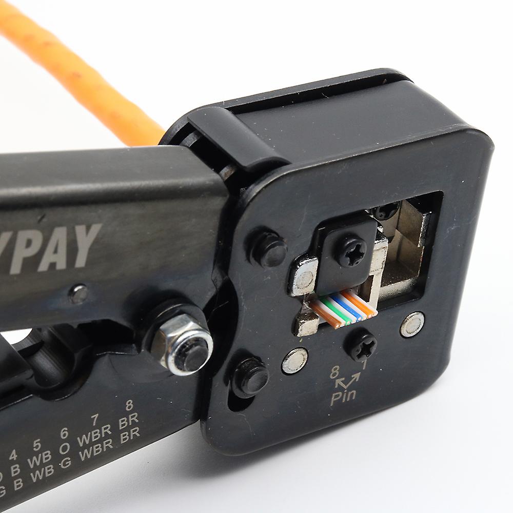 Network crimping pliers SWTP003 for plug-in connectors (RJ45/RJ12 8P/6P/4P)