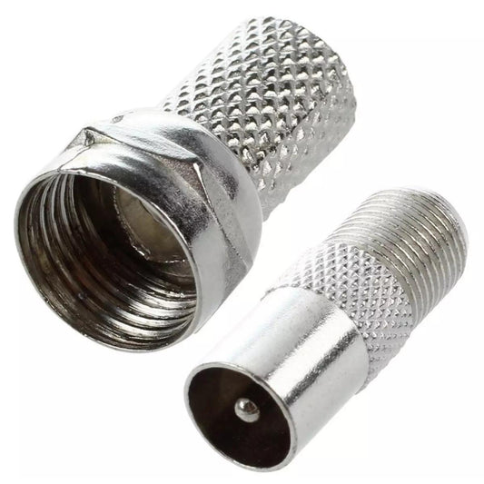 LED/LCD TV Cable Pin with RG6 F Type Coaxial Cable Connectors High Quality