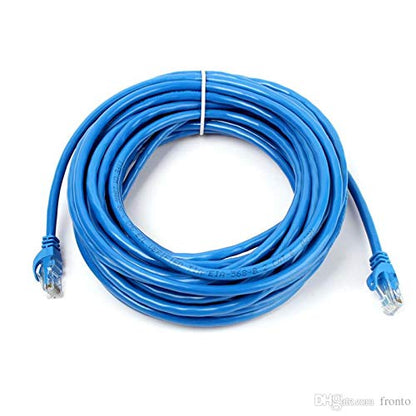 CAT 6E RJ45 10m Network Ethernet CAT6E LAN Patch Cable (Blue)