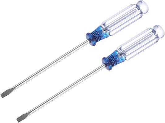 uxcell Mini Slotted Screwdriver, 3.0mm Flat Head 127mm Length for Small Appliances Repair