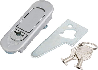ew Lon0167 83mmx26mm Metal Featured Pop-Up Locking Electric Reliable Efficacy Cabinet Plane Cam Lock Silver Tone