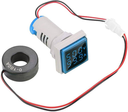 Mora DB Panel Light 23mm with Volt & Ampere display Square size