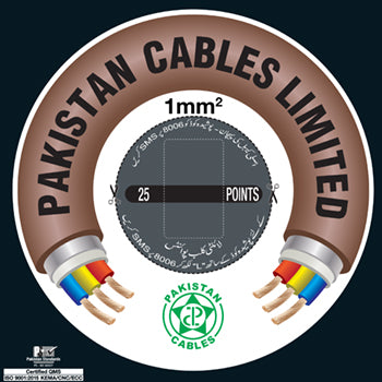 Pakistan Cable 1×1 MM² 300/500 V