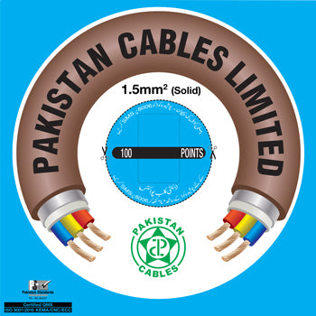 Pakistan Cable 1×1.5 MM² 450/750 V (Solid)