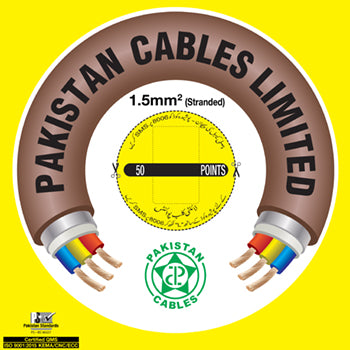 Pakistan Cable 1×1.5 MM² 450/750 V (Standard)