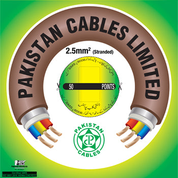 Pakistan Cable 2×2.5 MM² 450/750 V (Standard)