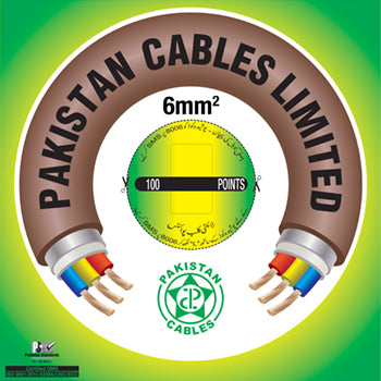 Pakistan Cable 1×6 MM² 450/750 V