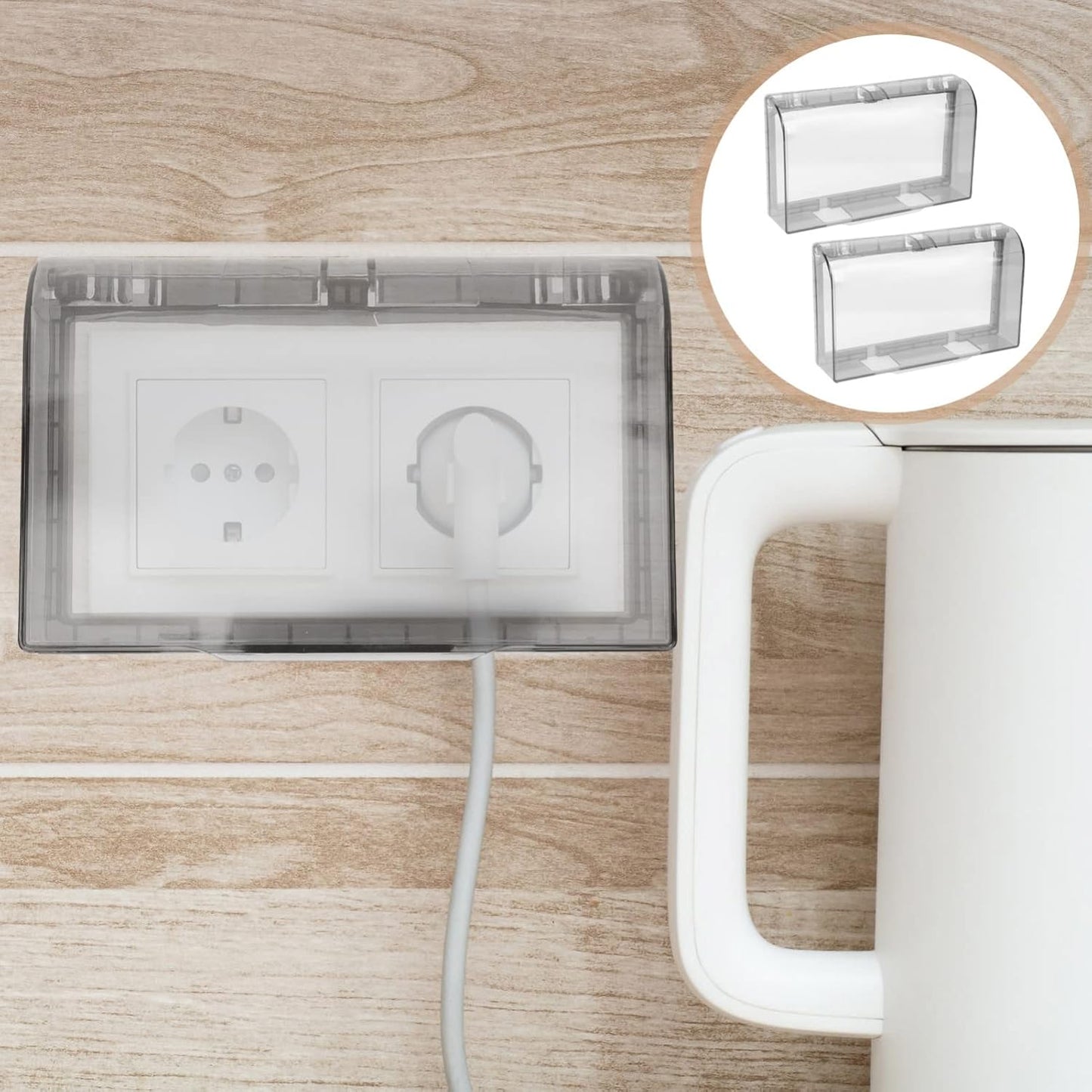 WaterProof Cover for Double size Switchboards High Quality (Transparent) Big Size