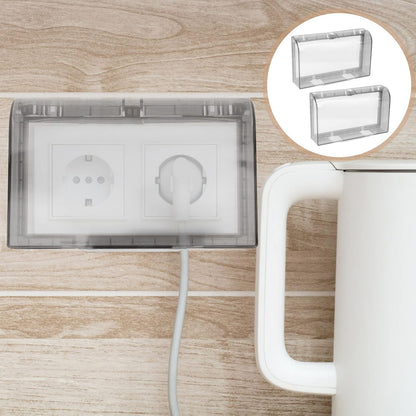WaterProof Cover for Double size Switchboards High Quality (Transparent) Big Size