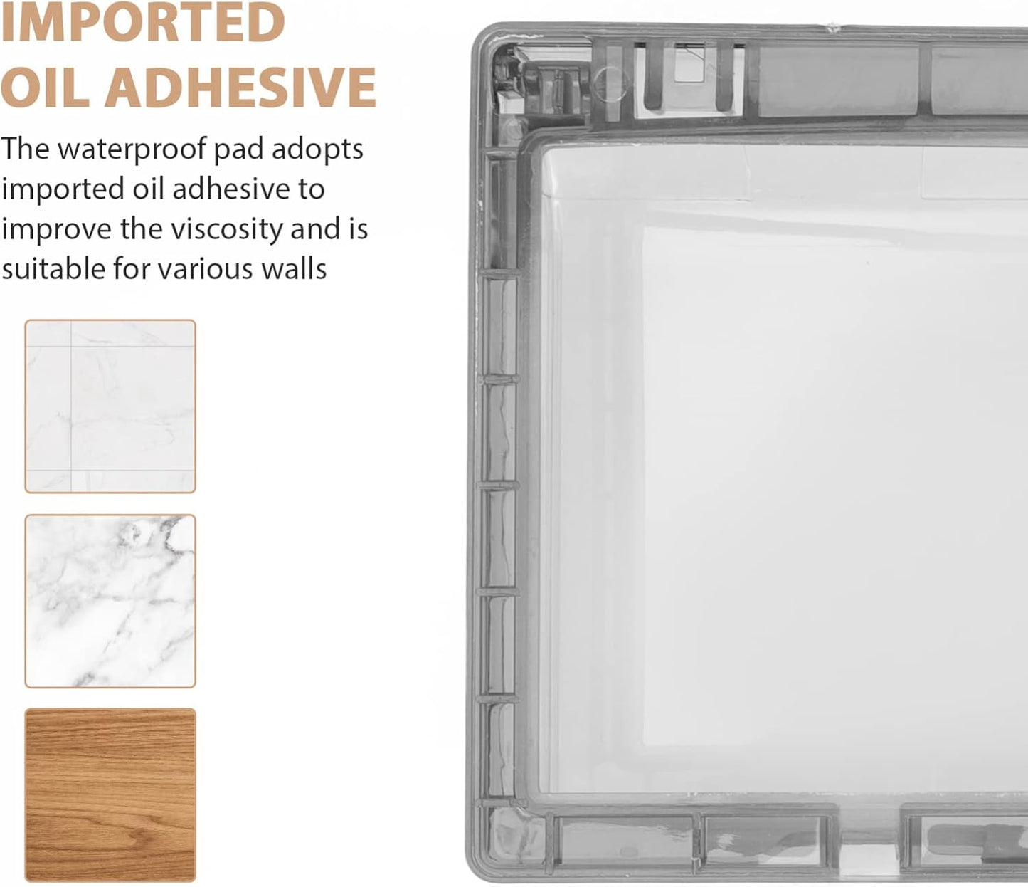 WaterProof Cover for Double size Switchboards High Quality (Transparent) Big Size