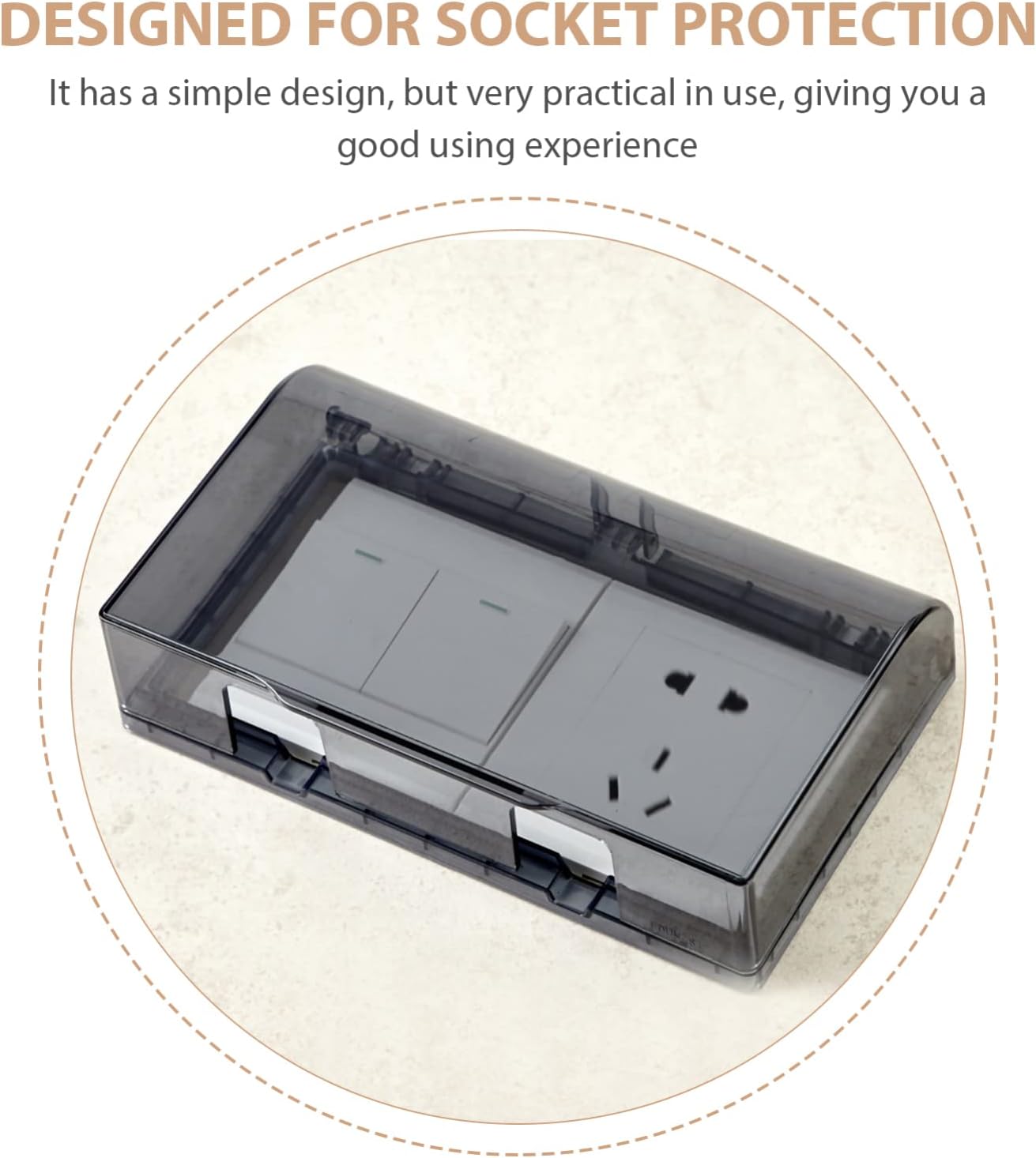 WaterProof Cover for Double size Switchboards High Quality (Transparent) Big Size