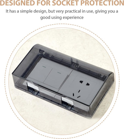 WaterProof Cover for Double size Switchboards High Quality (Transparent) Big Size