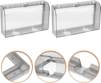WaterProof Cover for Double size Switchboards High Quality (Transparent) Big Size