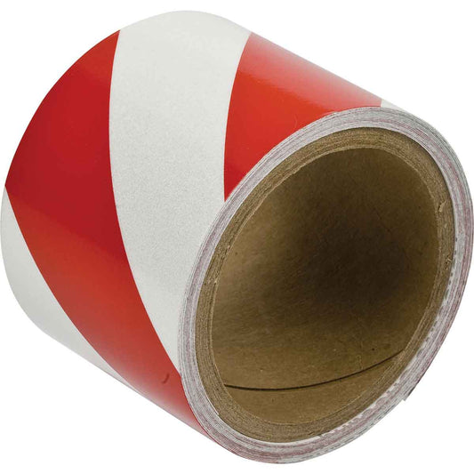 Red & White Epergency tape Reflective Striped Tape