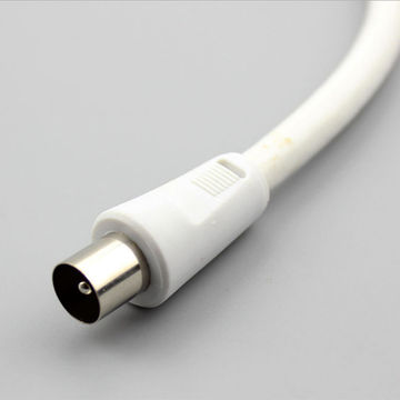 RG6U 3C-2V 2m Long TV AeriaPlug Coaxial Satellite Cable TV Antenna AV Lead Cable