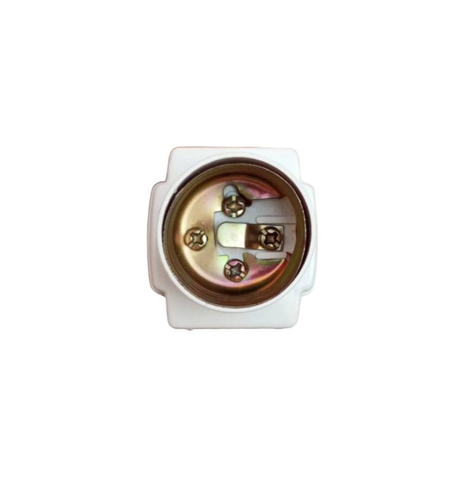 E27 to E27 Lamp Holder With 2x 2Pin EU Plug For Home Office Photography Uses