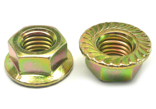Flange Silver Nut with golden Bolt | Coular Nut Bolt Golden 1" & 3/4" Sizes for Solar use