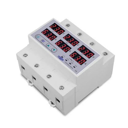 Tomzn TOVPD3-VA 3Phase 4 Pole Voltage and Current Protector 63A