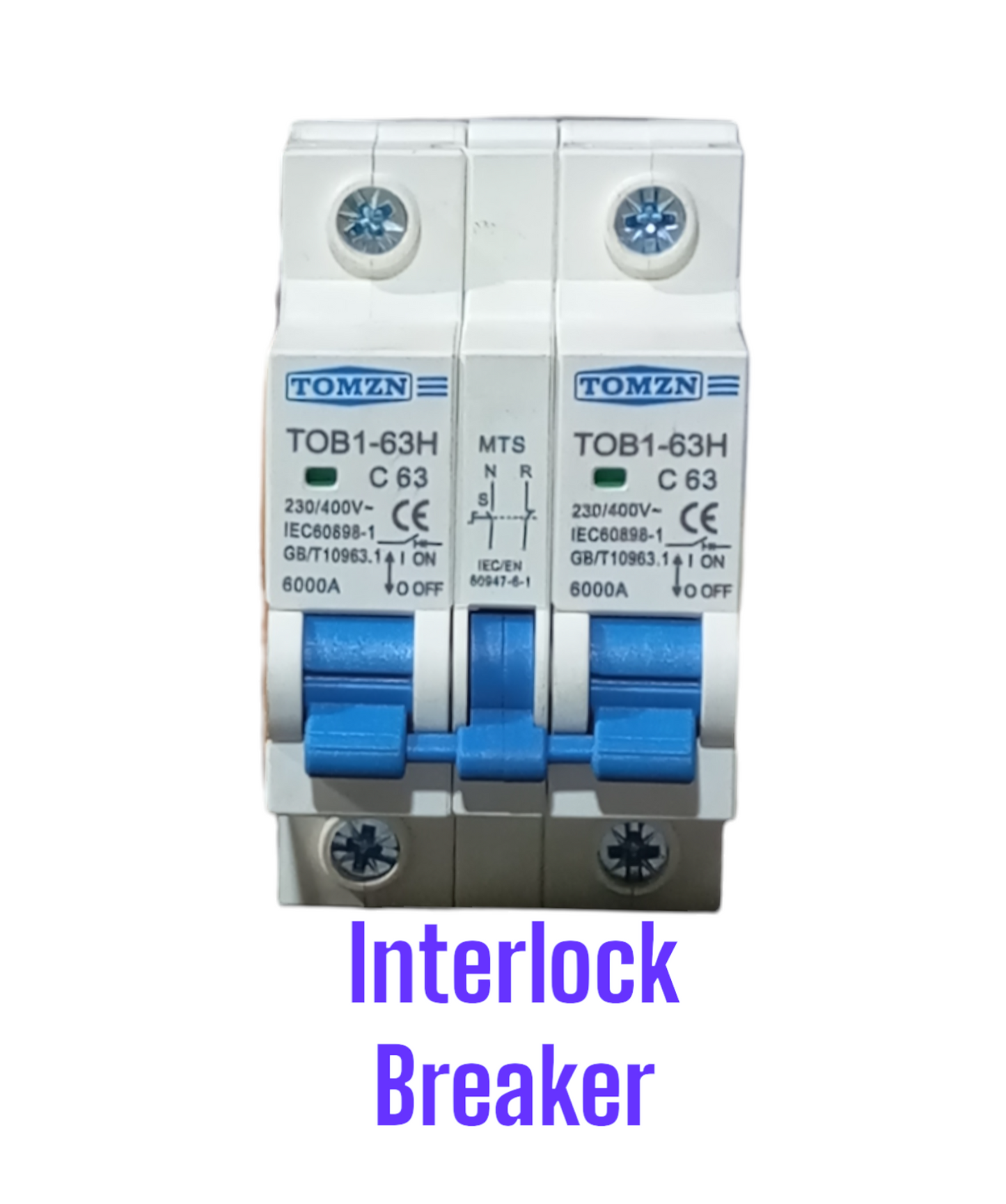Interlock Changeover Breaker Tomzn 63Amp