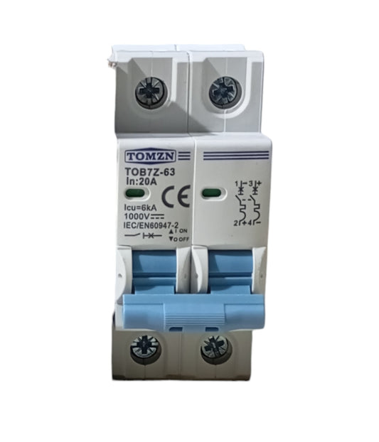 Tomzn Dc Circuit Breakers 1000V MCB Battery Breaker