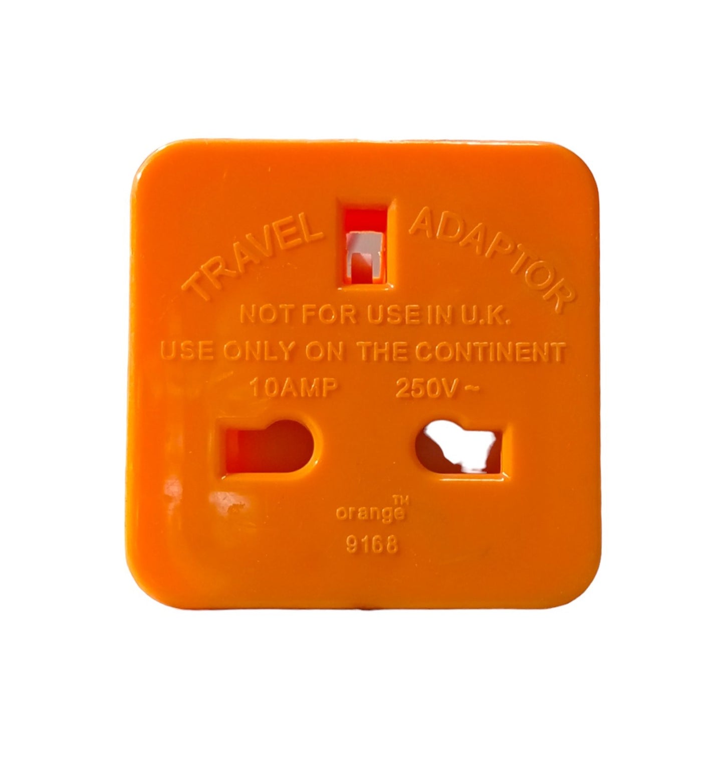 Flat Light Plug to 2 pin Converter (Multi Shu/Plug) Orange