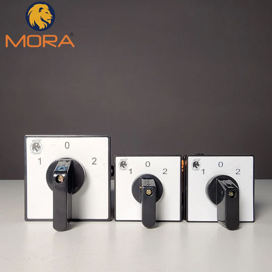 MORA Rotary Changeover 75A - 2 pole For Wapda, Solar, Generator