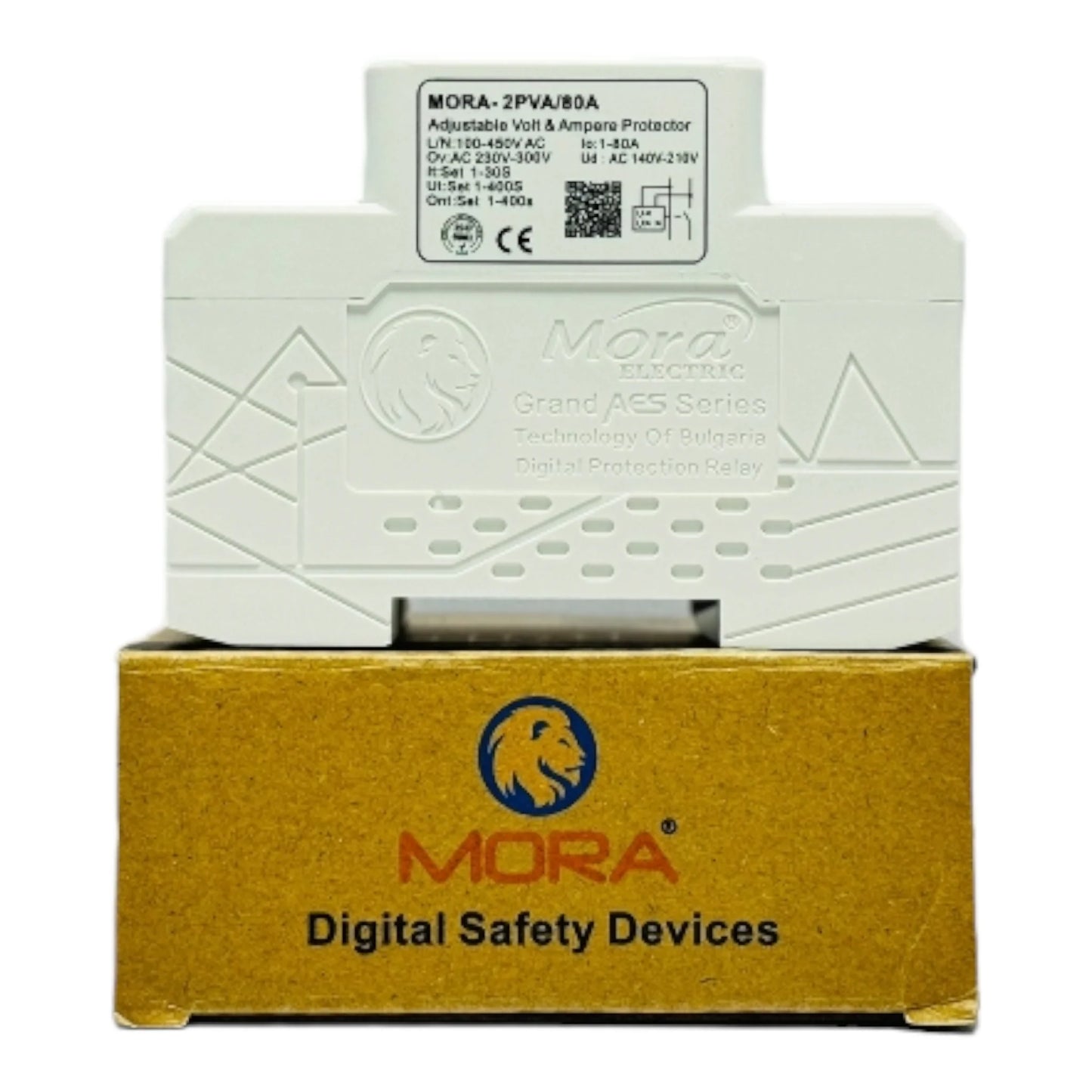 Mora VA Protector by MORA Bulgaria with time delay function 63A (Volt+Ampere)