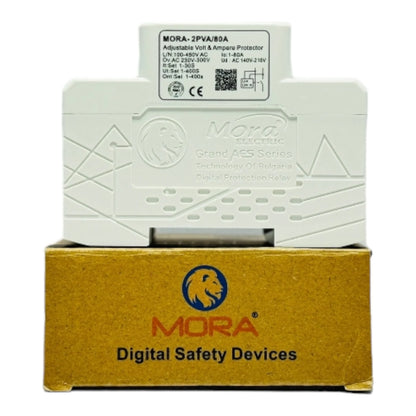 Mora VA Protector by MORA Bulgaria with time delay function 63A (Volt+Ampere)