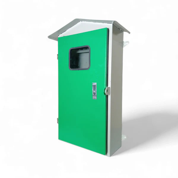 Green Meter Metal Solar DB Box for Single Meter & Main MCCB with Shad