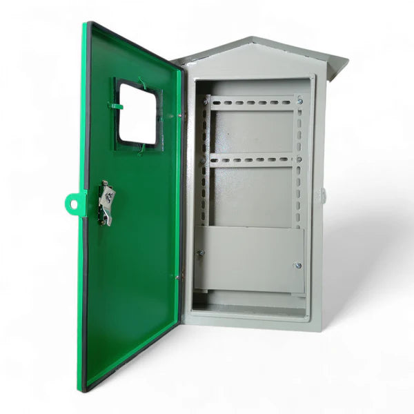 Green Meter Metal Solar DB Box for Single Meter & Main MCCB with Shad