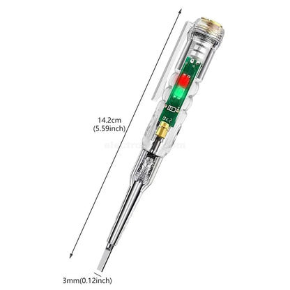 Electric Test Pencil 24-250V Line and Neutral Tester Electrical Screwdriver