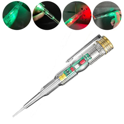 Electric Test Pencil 24-250V Line and Neutral Tester Electrical Screwdriver