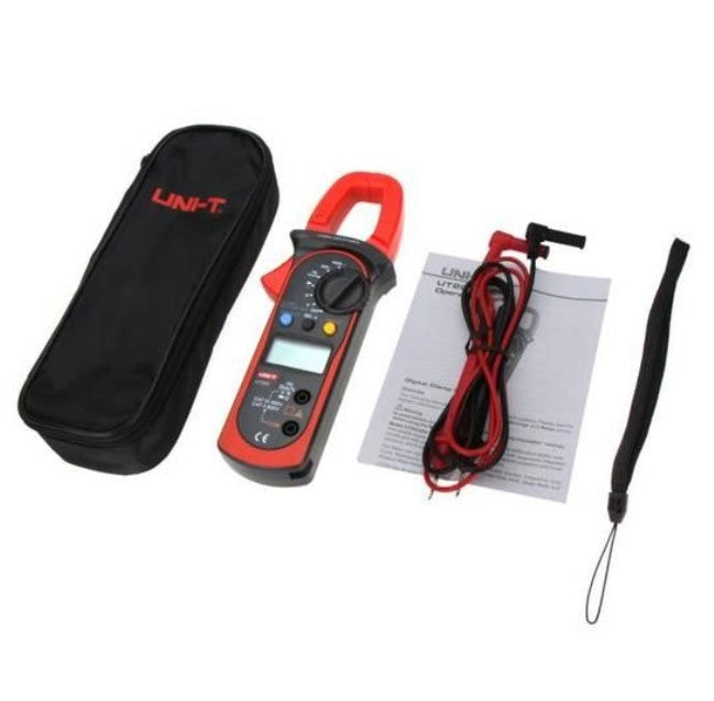 UNI-T (UT-203) Digital Clamp Multimeter DC/AC Voltage & Current,, resistance, frequency, duty cycle, continuity Tester