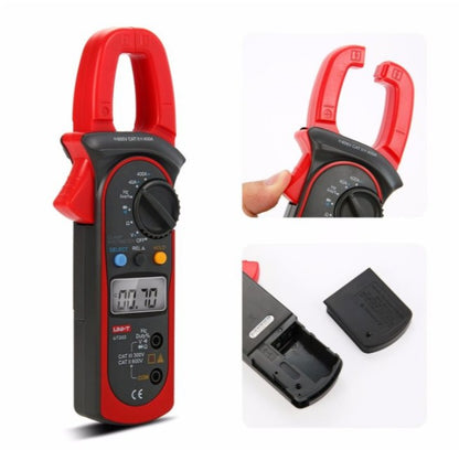 UNI-T (UT-203) Digital Clamp Multimeter DC/AC Voltage & Current,, resistance, frequency, duty cycle, continuity Tester
