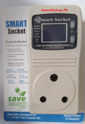 15A Smart Socket Electricity Monitor & Protector