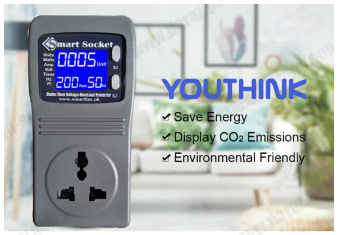 Digital Smart Socket LCD Energy Saving Monitor – HAQ ELECTRIC